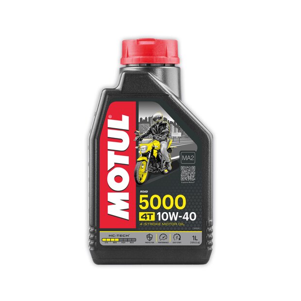 1L Motul 5000 4T 10W40 semi-synthetic