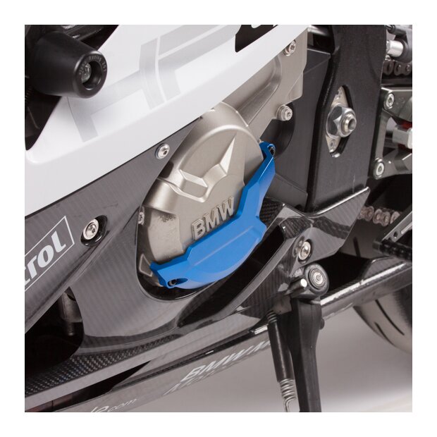 Arlows Aluminium CNC Sturzpads BMW S1000RR K46 HP4 Blau