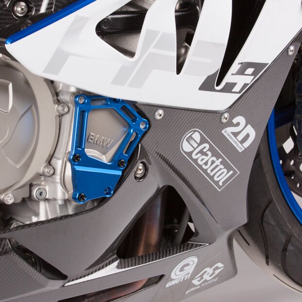 Arlows Aluminum CNC Crash Pads BMW S1000RR K46 Engine Cover Engine Slider Black