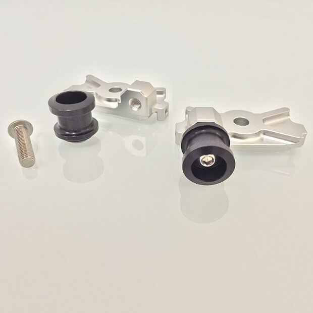 Arlows St�nderaufnahme Schwinge Endkappe Kettenspanner Honda CBR250 CBR300 11- Rot