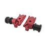 Arlows Stand recording swingarm end cap chain tensioner Honda CBR250R 11-13 red