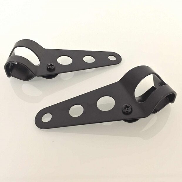 Arlows Universal Headlight Mount 28-38mm Custom Bike Shopper Black