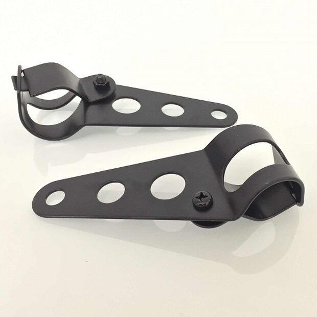 Arlows Universal Scheinwerfer Aufnahme 28-38mm Custom Bike Shopper Schwarz