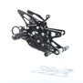 Arlows Racing footrest system BMW S1000RR K46 HP4 K42 S1000R 2009-2014 Black