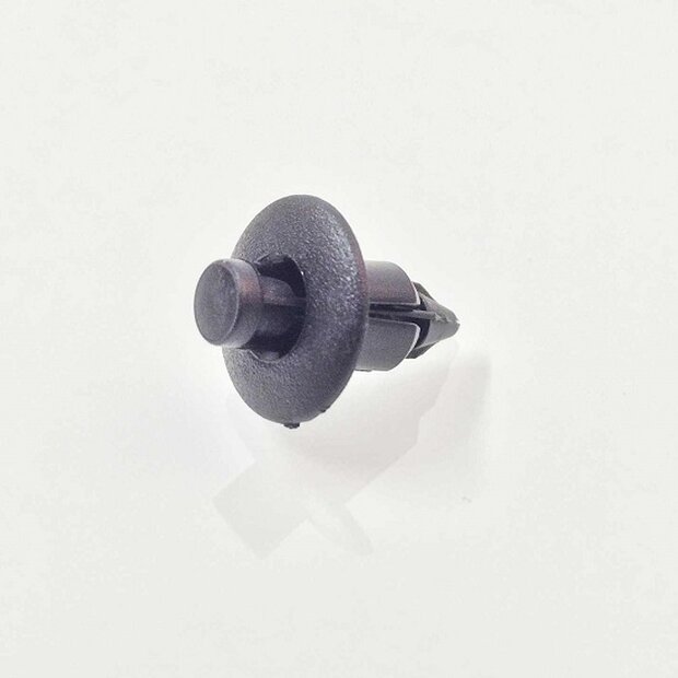 Arlows 10 x plastic rivets black clip screw 7mm clamp 002
