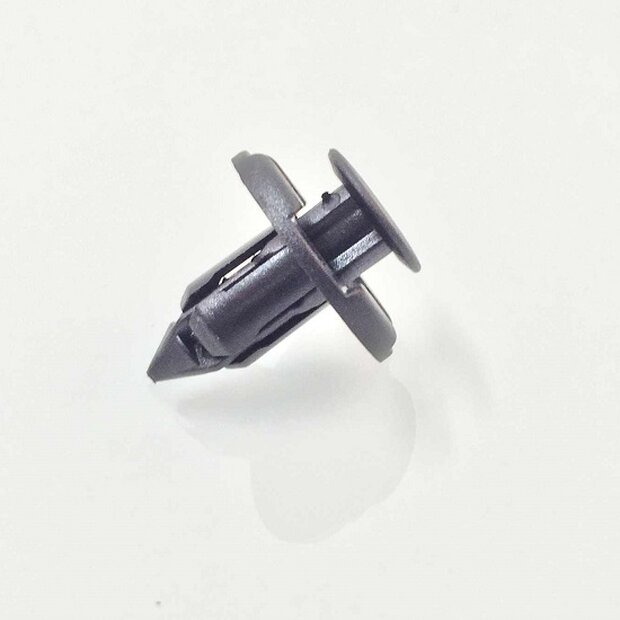 Arlows 10x plastic rivet black clip screw 8mm clamping 001