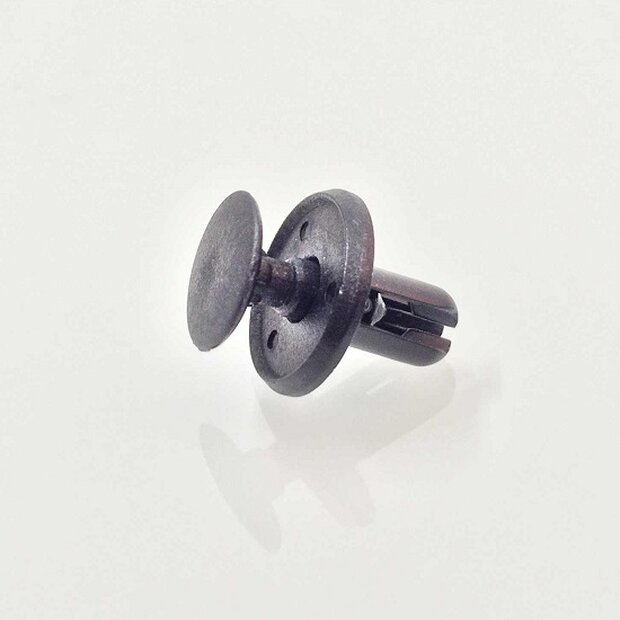 Arlows 10 x plastic rivets black clip screw 6mm clamp 003