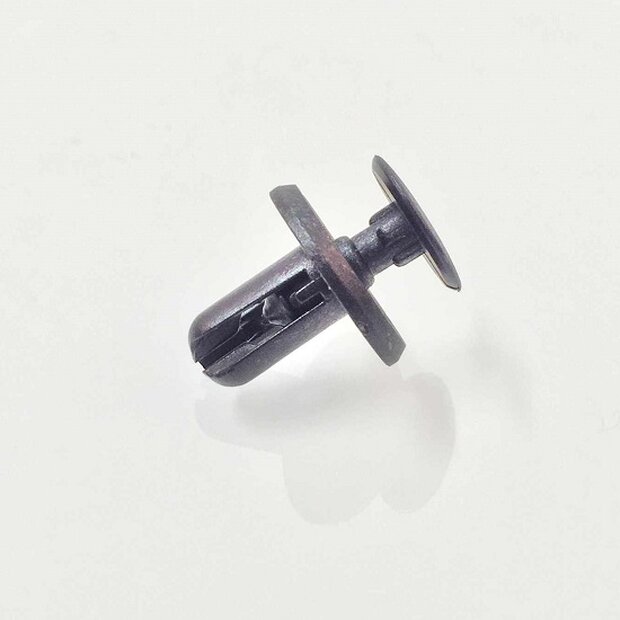 Arlows 10x Kunststoff Niete Schwarz Clip Schraube 6mm Klemmung 003