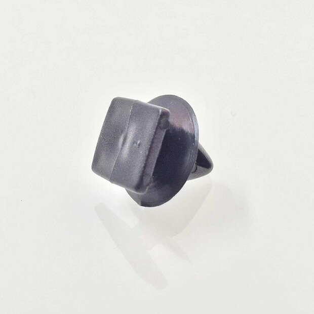 Arlows 10x Plastic Rivet Black Clip Holder 6,5mm Clamping...