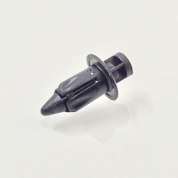 Arlows 10x Kunststoff Niete Schwarz Clip Schraube 7mm Klemmung 042