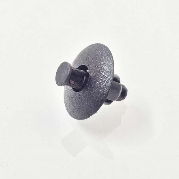 Arlows 10x plastic rivet black clip screw 7mm clamping 044
