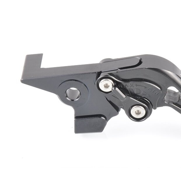 Arlows CNC Hebel MT-07 short Schwarz Bremshebel Kupplungshebel Yamaha MT07 2014-2022