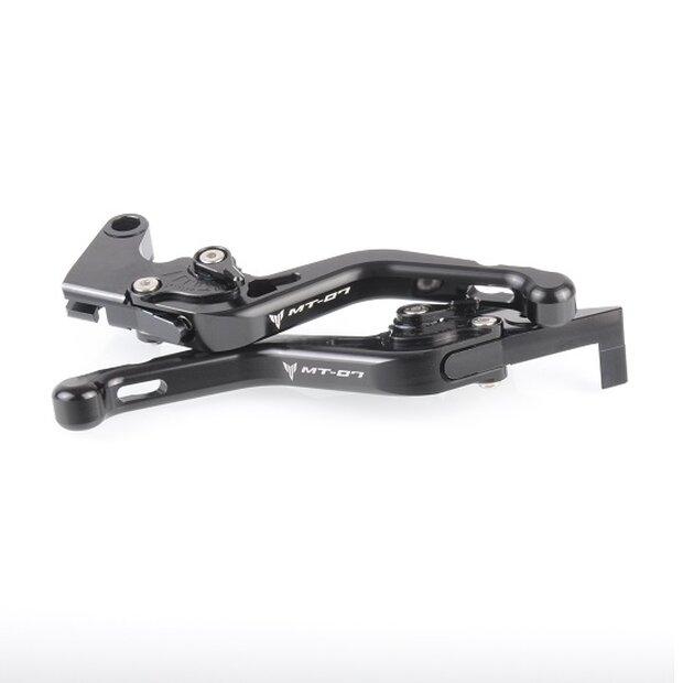 Arlows CNC lever MT-07 short Black Brake lever Clutch...