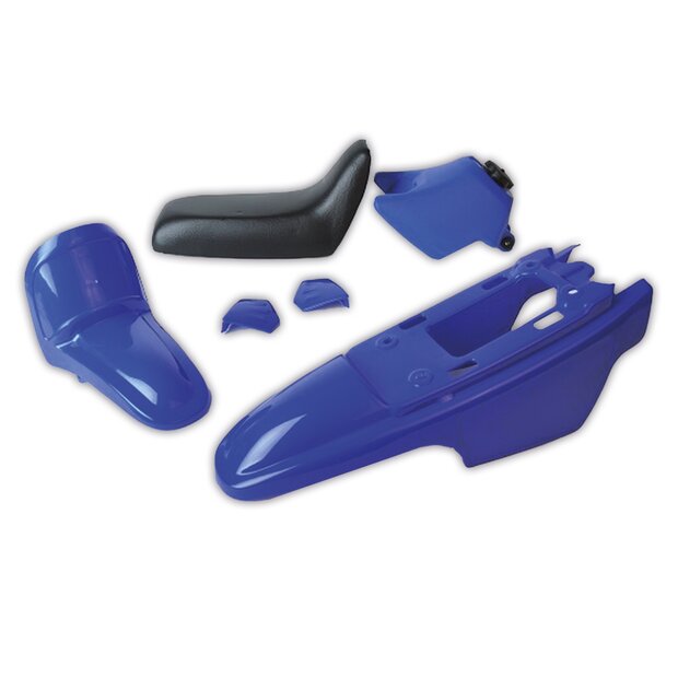 Arlows Yamaha PW50 PY50 Plastic Kit Body Blau Schutzblech...