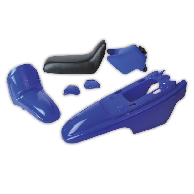 Arlows Yamaha PW50 PY50 Plastic Kit Body Blue Mudguard...