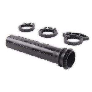 Arlows Plastic throttle tube for 22 mm Handlebar with 3 throttle cable adapters