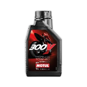 1 liter Motul 300V 4T Factory Line 10W40 Engine Oil...