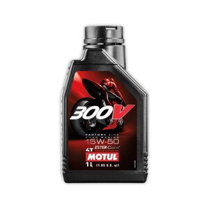 1 liter Motul 300V 4T Factory Line 15W50 Engine Oil...
