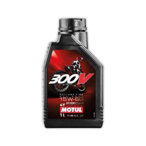 1 liter Motul 300V 4T Factory Line 15W60 Engine Oil...
