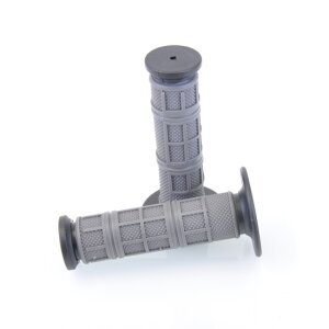 Arlows MX rubber grips, Grey / Black, 118 mm – pair