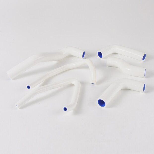 Arlows Silicone hose kit white hoses Kawasaki Z1000 03-06