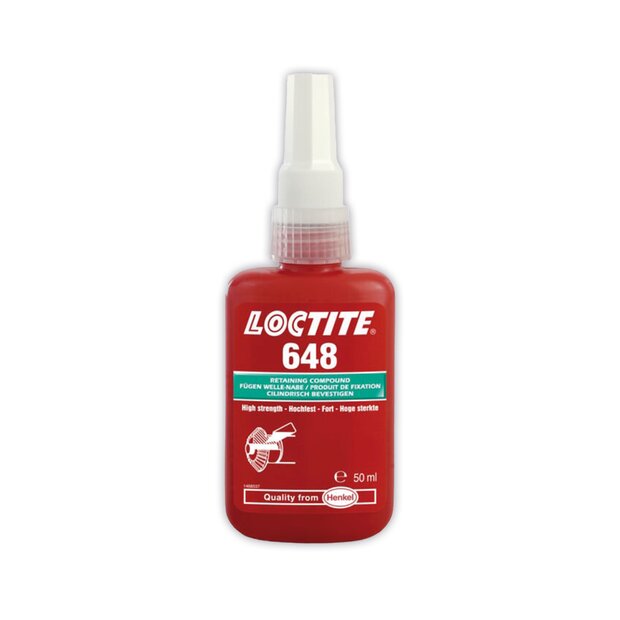 Arlows Loctite 648 book bearing adhesive securing high 5 ML