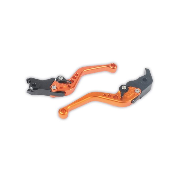 Arlows cnc short Orange brake lever clutch lever KTM 1190...