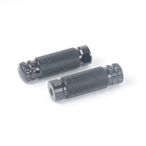 Arlows 2x Replacement Footpeg for Racing Rearsets Black M8 Fixed Footpegs