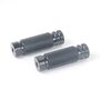 Arlows 2x Replacement Footpeg for Racing Rearsets Black M8 Fixed Footpegs