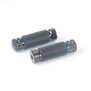 Arlows 2x Replacement Footpeg for Racing Rearsets Black M8 Fixed Footpegs
