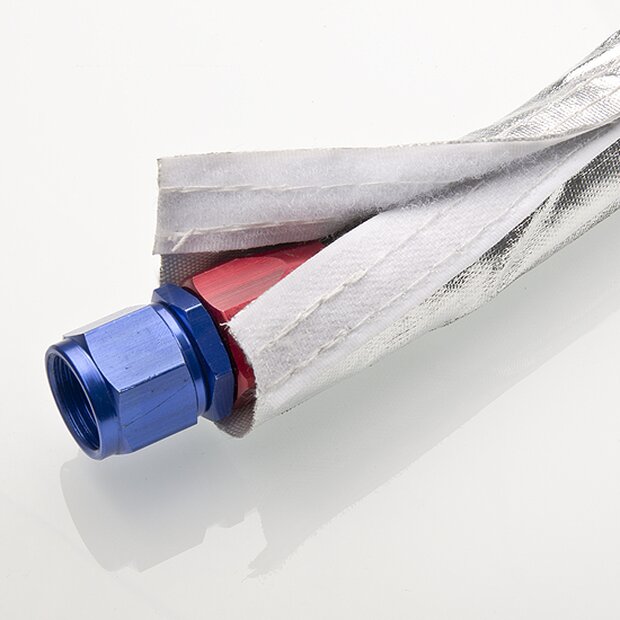 Arlows 12mm Alu-Kevlar Heat Protection Hose with Velcro Closure (1 Meter)