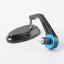 Arlows 1x CNC Bar-end mirror Blue OVAL EASY
