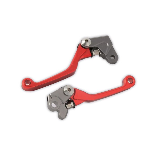 Arlows MX cnc lever red clutch brake lever Honda CR125...