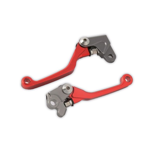 Arlows MX cnc lever red clutch levers Yamaha YZ80 YZ85...