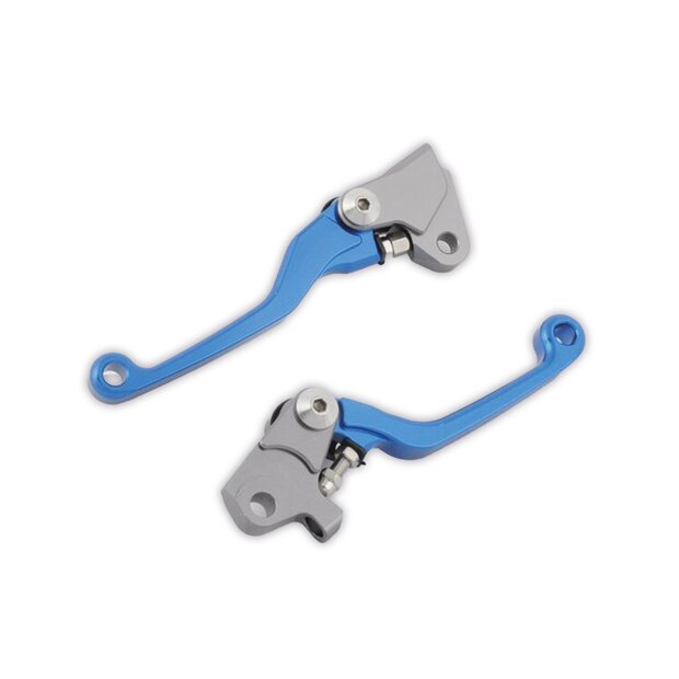 Arlows MX cnc lever blue clutch lever brake levers Yamaha...