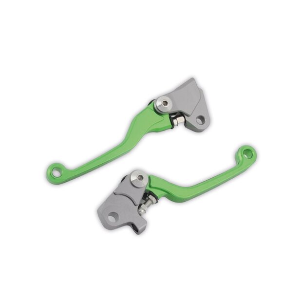 Arlows MX cnc green clutch lever lever lever Kawasaki...