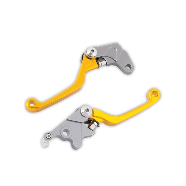 Arlows MX cnc gold clutch lever lever brake levers Suzuki...