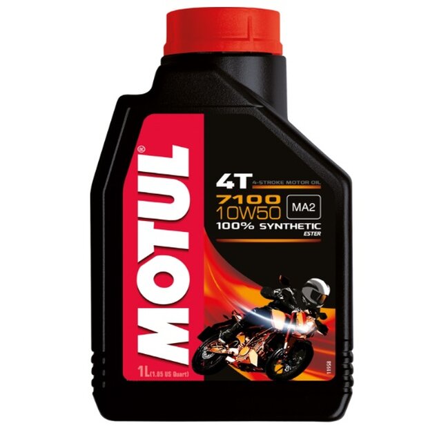 1 liter Motul 7100 MA2 4t 10w50 motor oil ( fully...