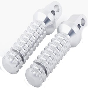 Arlows Fussrasten CNC silber vorne Suzuki GSXR 600 1000...