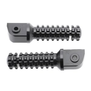 Arlows footrests CNC black rear Suzuki GSXR 600 1000 GSX...