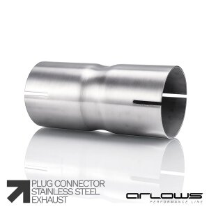 Arlows 60,3mm Edelstahl Rohrverbinder / Doppelmuffe /...