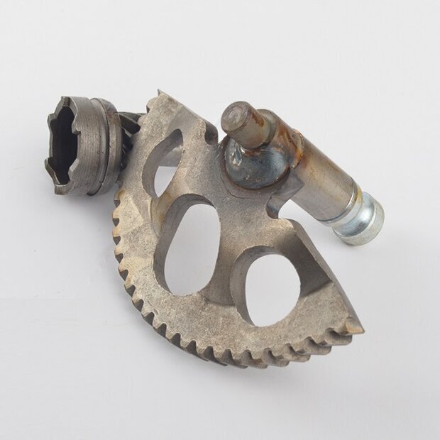 Arlows Kickstarterwelle + Kickstarterritzel Welle Ritzel Zahnrad Piaggio Motor AC + LC
