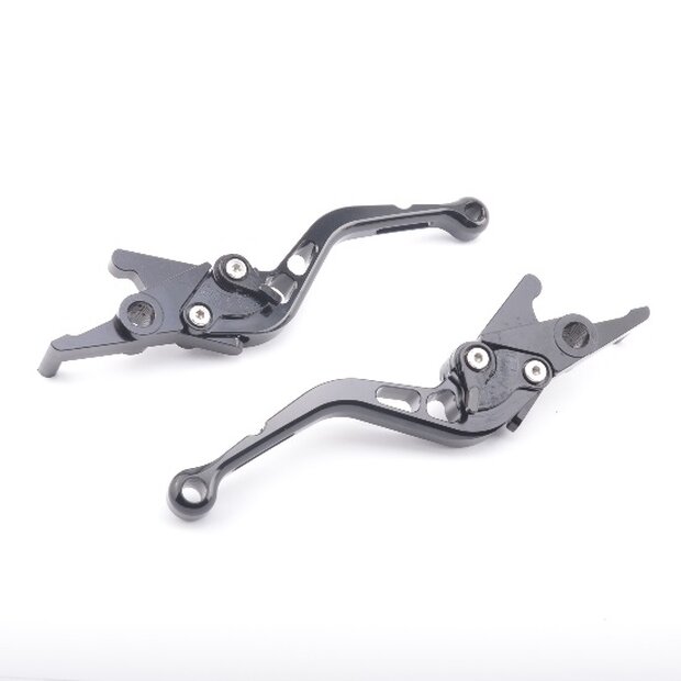 Arlows cnc lever short black brake lever front + rear...