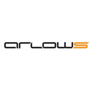 Arlows sticker 50 x 3.7cm black / orange
