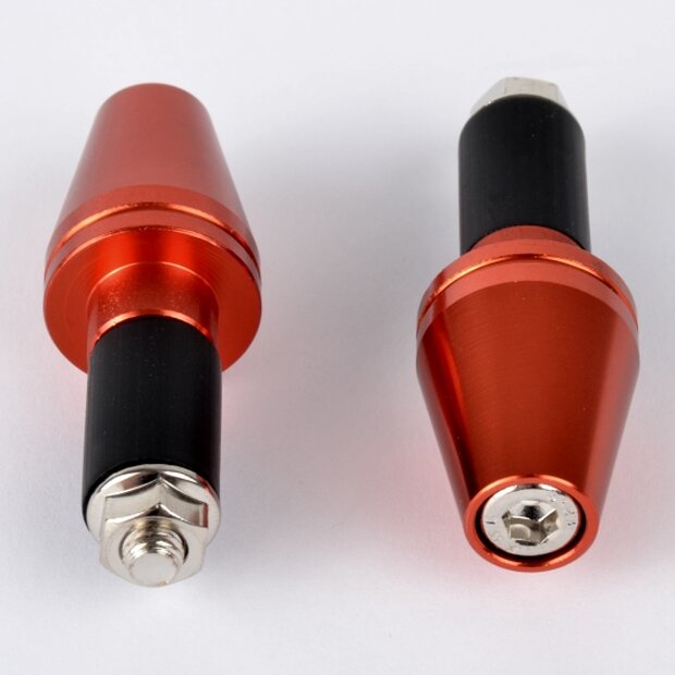 Arlows 22mm Lenkergewichte Alu Lenker T5K Orange