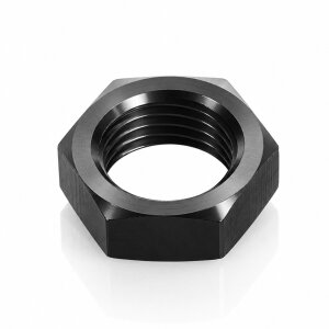 Arlows Überwurfmutter Dash 6 Schwarz ( 9/16 - 18 UNF )