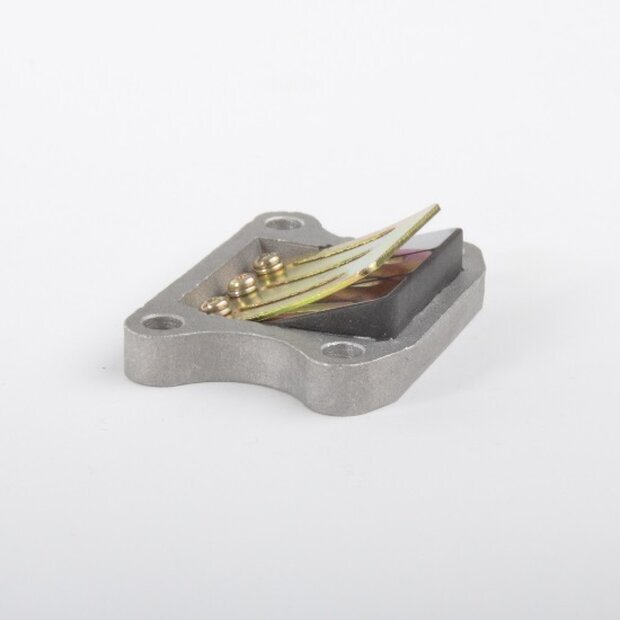 Arlows reed valve block for 50cc AC + LC Peugeot engine