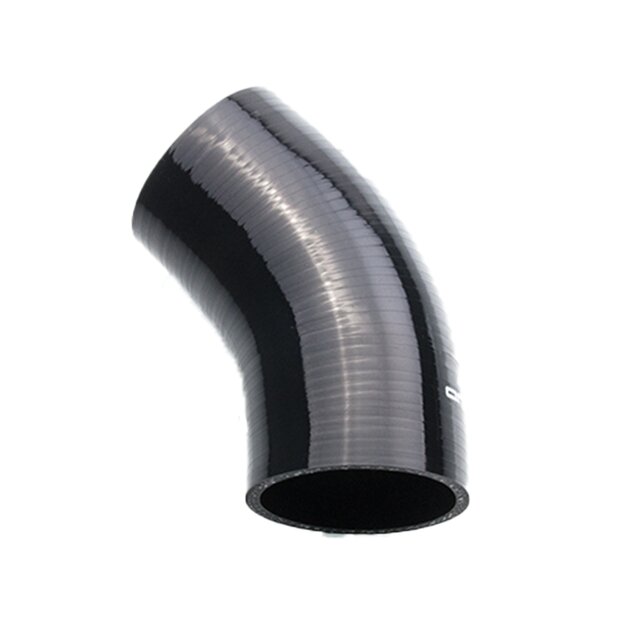Arlows  80mm Silikonschlauch 30 Bogen / Verbinder ( Schwarz ) Schlauch