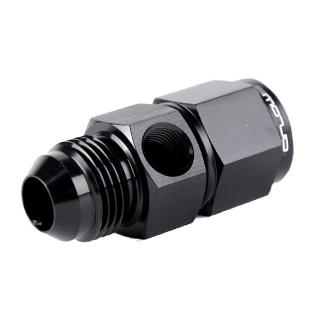 Arlows Dash 6 1/8 NPT Sensoradapter ( mnnlich - weiblich / Schwarz )