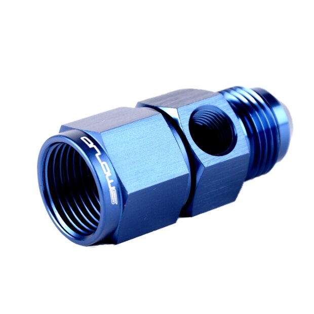 Arlows Dash 10 1/8 NPT Sensor Adapter (M/W/Blue)
